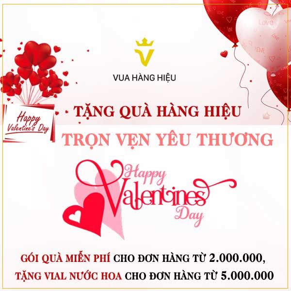 Quà tặng MIỄN PHÍ hấp dẫn ngày Valentine khi mua hàng tại Vua Hàng Hiệu - 1