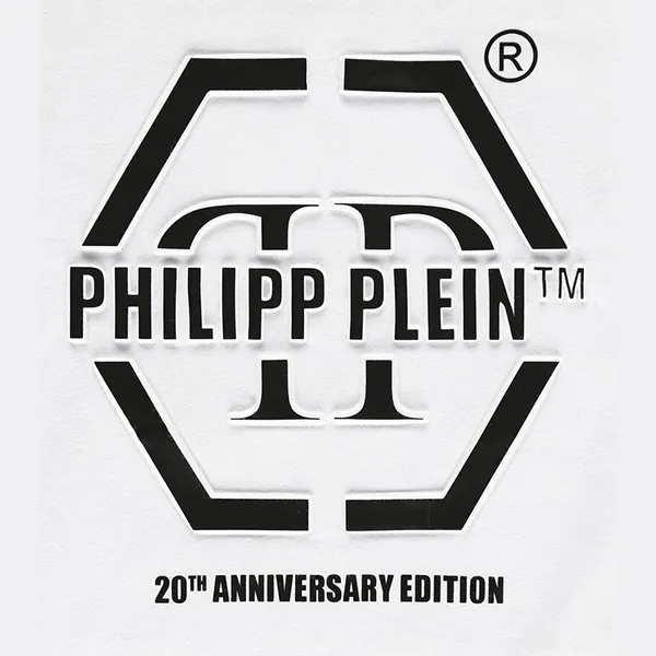 Áo Phông Nam Philipp Plein Logo T-Shirt UTPG21 - GB04 Màu Đen Size M - Thời trang - Vua Hàng Hiệu