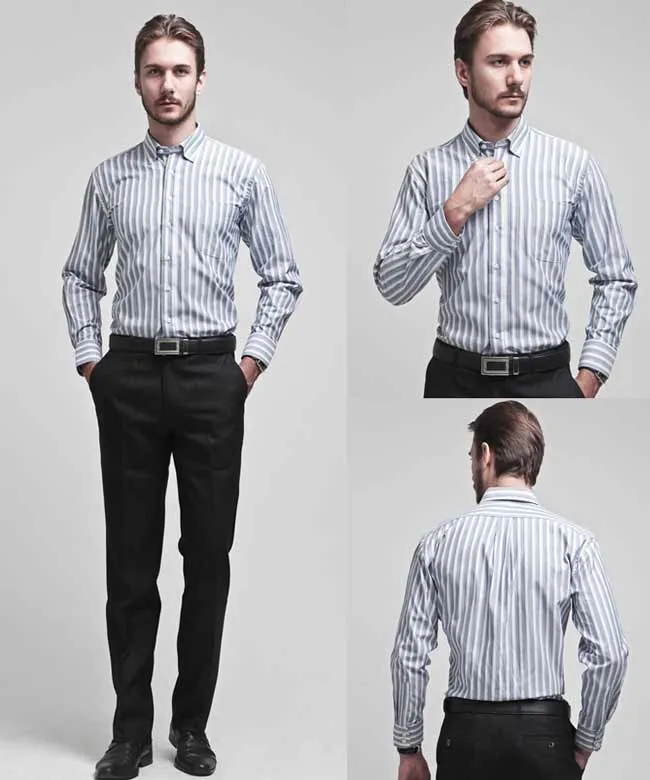 Cách chọn size áo sơ mi nam chuẩn theo số đo chiều cao cân nặng