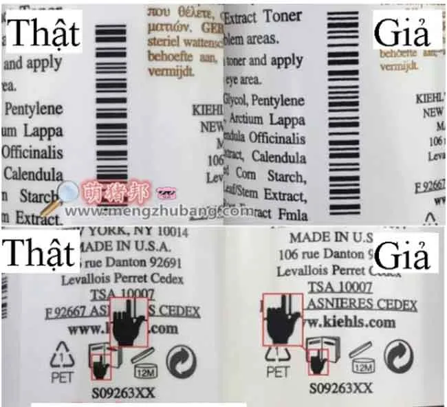 Cách phân biệt mỹ phẩm Kiehl’s Thật - Giả xóa tan nỗi lo hàng fake