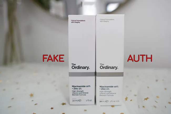 11 cách phân biệt mỹ phẩm The Ordinary Thật-Giả chuẩn xác