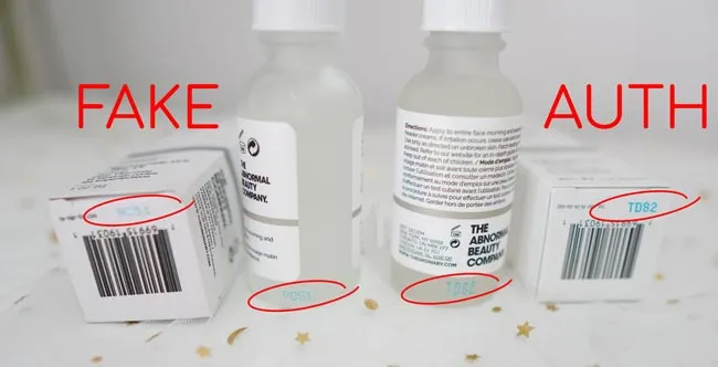 11 cách phân biệt mỹ phẩm The Ordinary Thật-Giả chuẩn xác