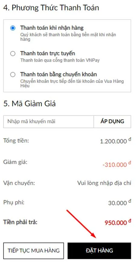 Gói quà miễn phí –Dịch vụ tặng quà khi mua hàng tại Vua Hàng Hiệu - 6