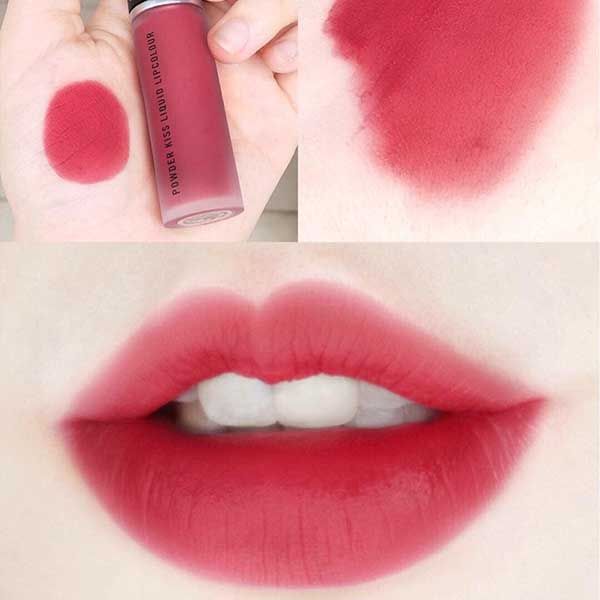 Son Kem Mac Powder Kiss Liquid Lipcolour 988 A Little Tamed Màu Hồng Đào - Son Môi - Vua Hàng Hiệu