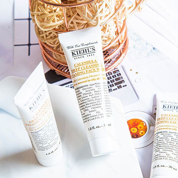 Sữa Rửa Mặt Hoa Cúc Kiehl's Calendula Deep Cleansing Foaming Face Wash 30ml - Sữa Rửa Mặt - Vua Hàng Hiệu