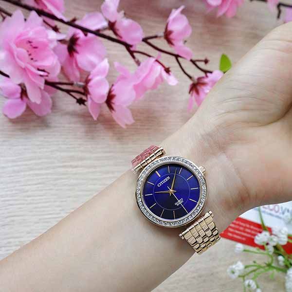 Combo Đồng Hồ Citizen ER0213-57L Cho Nữ Và Son MAC 811 Red Màu Đỏ Thuần Satin - Đồng hồ - Vua Hàng Hiệu