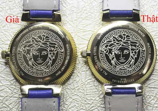 10 cách phân biệt đồng hồ Versace chính hãng thật -giả chuẩn xác