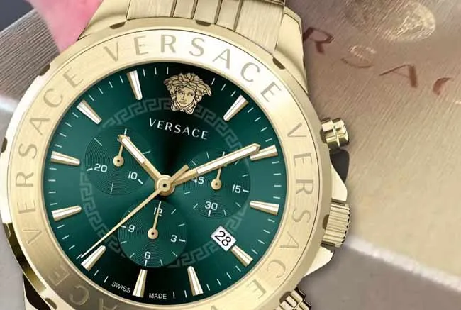 10 cách phân biệt đồng hồ Versace chính hãng thật -giả chuẩn xác
