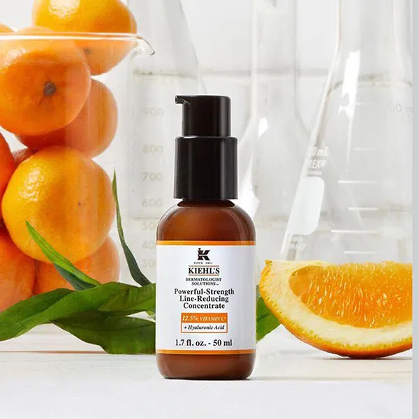 Serum Dưỡng Da Kiehl's Vitamin C Powerful-Strength Line-Reducing Concentrate Kiehl's 50ml - Mỹ phẩm - Vua Hàng Hiệu