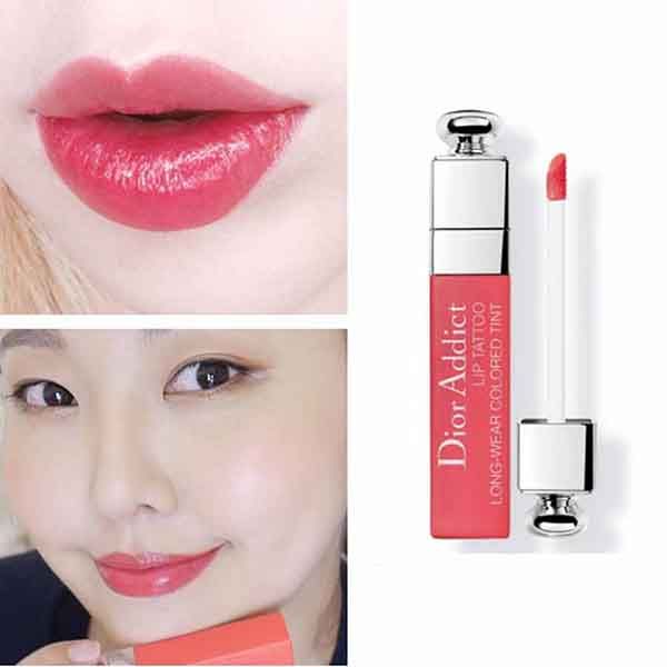 Son Dior Addict Lip Tattoo 451 Natural Coral Màu Hồng San Hô - Son Môi - Vua Hàng Hiệu