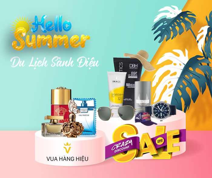 Crazy Sale 50%+++ Hàng Ngàn Sản Phẩm Siêu Hot Của Mùa Hè Tại Vua Hàng Hiệu Trong Tháng 4 - 1