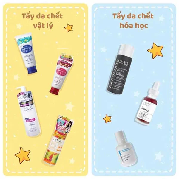 Da khô nên tẩy tế bào chết không? Review 3 kem/gel tẩy tế bào chết da khô nên dùng