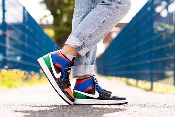 Giày Thể Thao Nike Jordan 1 Mid Multi Patent Phối Màu - Giày - Vua Hàng Hiệu