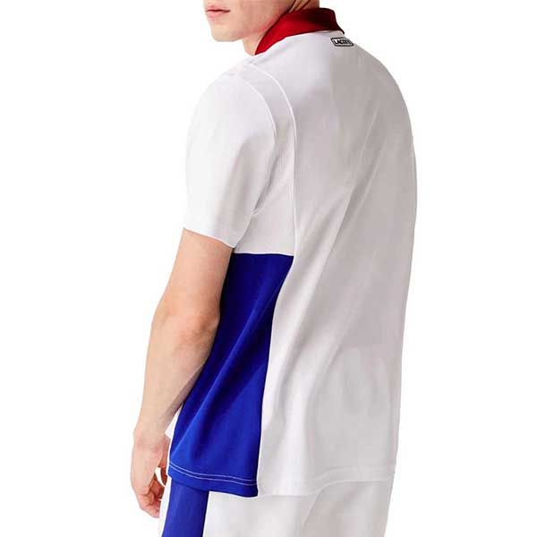 Áo Polo Lacoste Men's Sport Colourblock Mesh Breathable Piqué Tennis Polo Shirt Màu Trắng Size L - Thời trang - Vua Hàng Hiệu