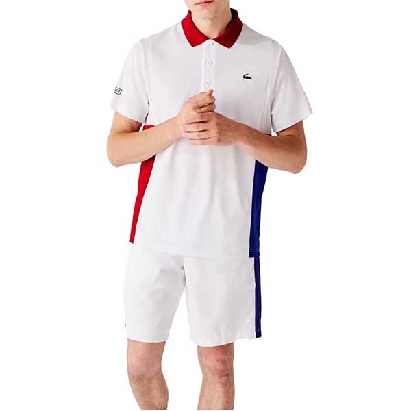 Áo Polo Lacoste Men's Sport Colourblock Mesh Breathable Piqué Tennis Polo Shirt Màu Trắng Size L - Thời trang - Vua Hàng Hiệu