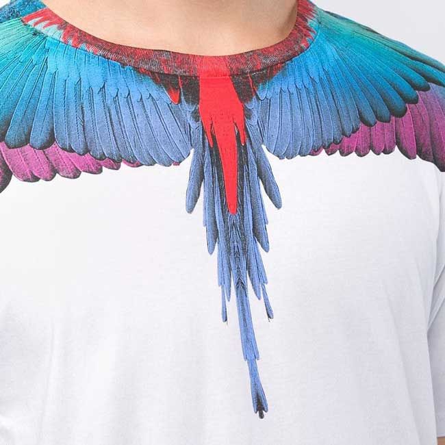 Top 10 mẫu áo thun nam Marcelo Burlon họa tiết đôi cánh màu sắc độc đáo
