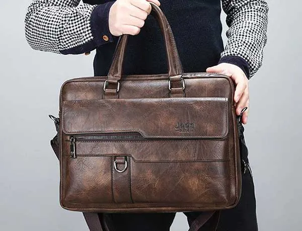 Top 3 cặp xách nam công sở chất liệu da bền đẹp rất đáng dùng - 2