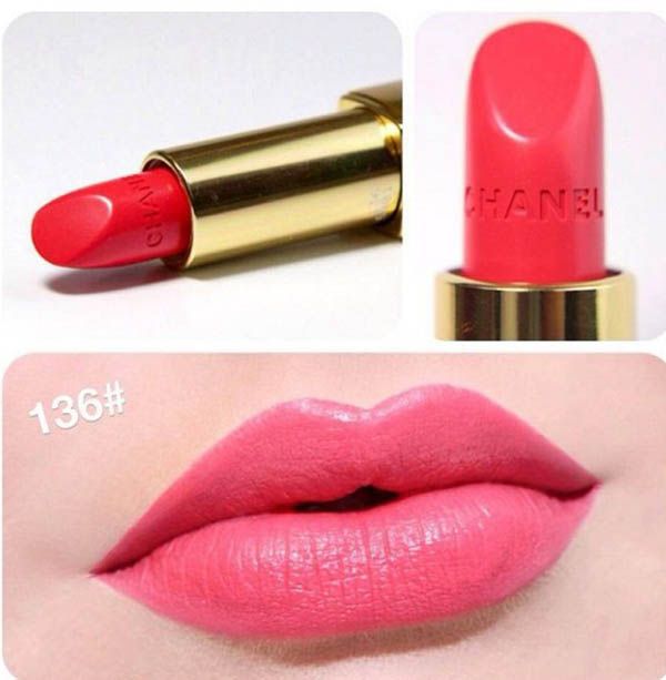 Son Chanel Rouge Allure Màu 136 Mélodieuse Màu Hồng Coral - Son Môi - Vua Hàng Hiệu