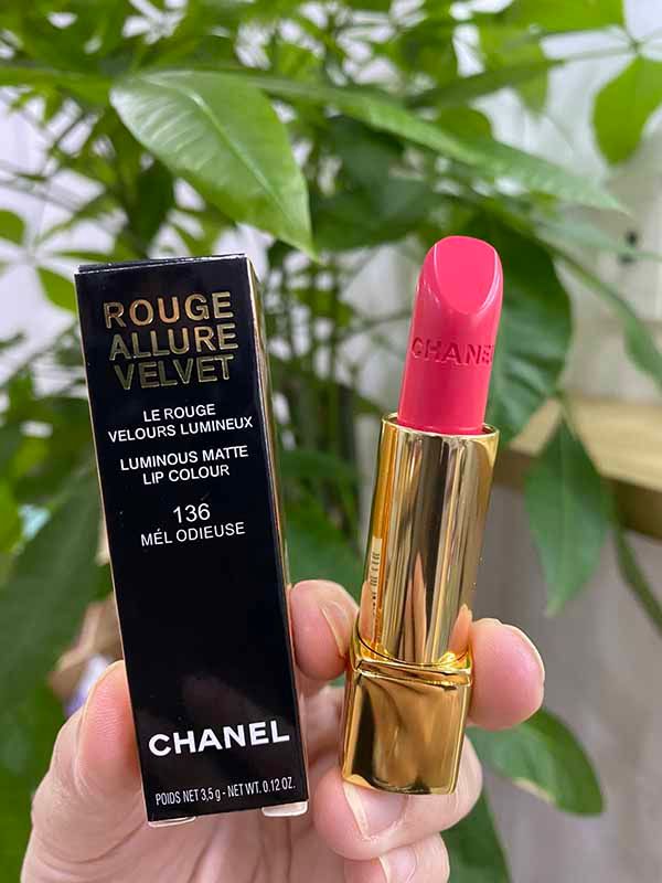 Son Chanel Rouge Allure Màu 136 Mélodieuse Màu Hồng Coral - Son Môi - Vua Hàng Hiệu