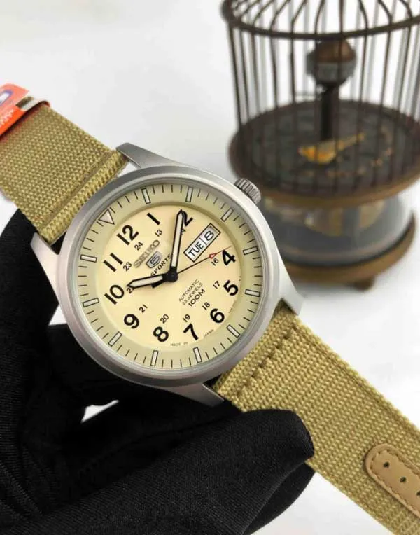 Top 5 đồng hồ Seiko quân đội máy Automatic đáng dùng cho Nam