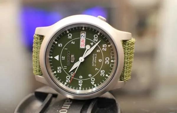 Top 5 đồng hồ Seiko quân đội máy Automatic đáng dùng cho Nam