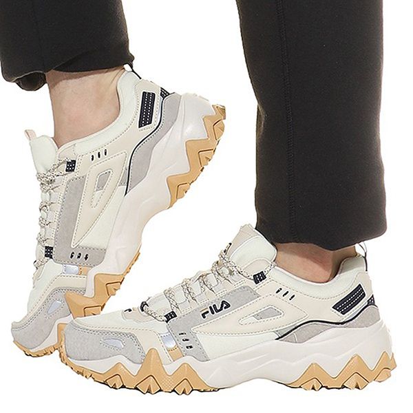 Giày Thể Thao Fila Oakment White/Grey Màu Trắng Xám Size 36.5 - Giày - Vua Hàng Hiệu