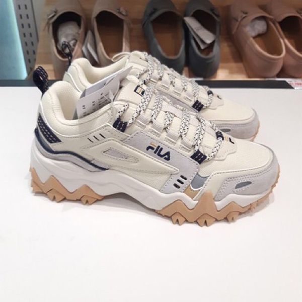 Giày Thể Thao Fila Oakment White/Grey Màu Trắng Xám Size 36.5 - Giày - Vua Hàng Hiệu