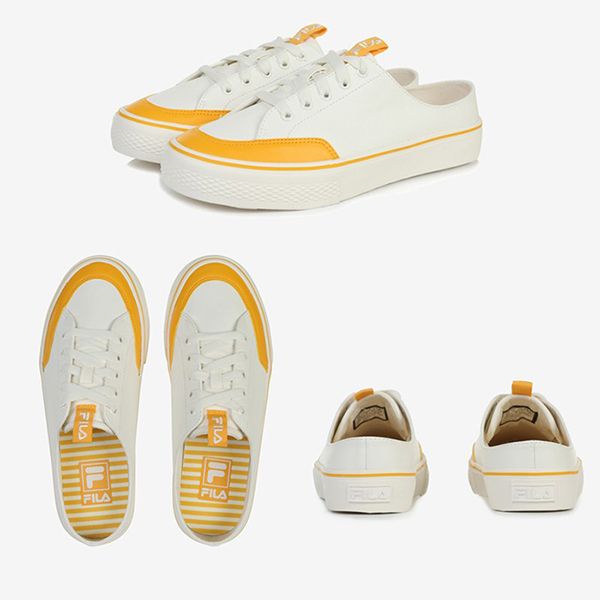 Giày Fila Ray Mule White/Yellow Màu Trắng Vàng Size 39 - Giày - Vua Hàng Hiệu