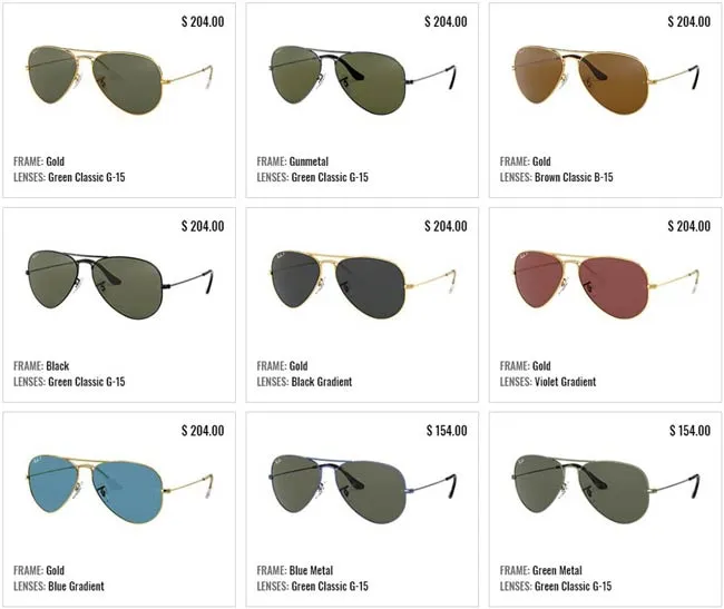 Top 12+ mẫu mắt kính phi công Rayban Aviator thời trang trendy 2025 - 21