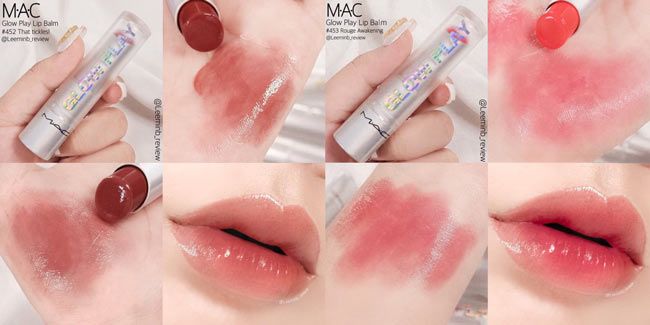 Review 4 màu son dưỡng MAC Glow Play Lip Balm nổi bật