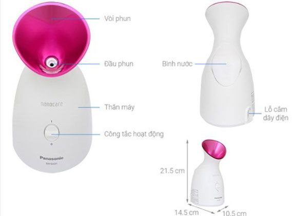Máy xông hơi mặt Panasonic có tốt không? Nên dùng loại nào?