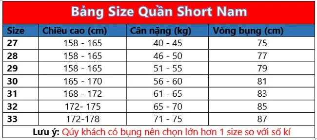 Cách chọn size quần short nam vừa đẹp chuẩn kích cỡ vóc dáng