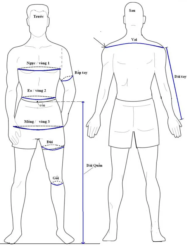 Cách chọn size quần short nam vừa đẹp chuẩn kích cỡ vóc dáng