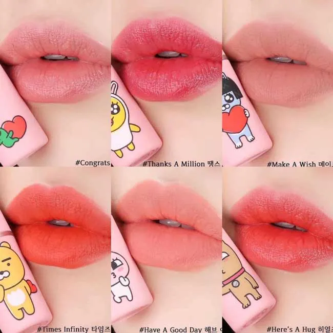 Review 6 màu son MAC Kakao Friends Limited đẹp ngất ngây