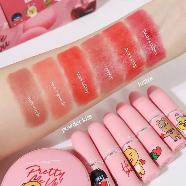 Review 6 màu son MAC Kakao Friends Limited đẹp ngất ngây