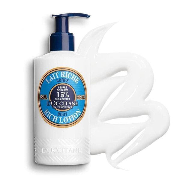 Sữa Dưỡng Thể L'Occitane Shea Butter 15% Body Rich Lotion 250ml - Mỹ phẩm - Vua Hàng Hiệu