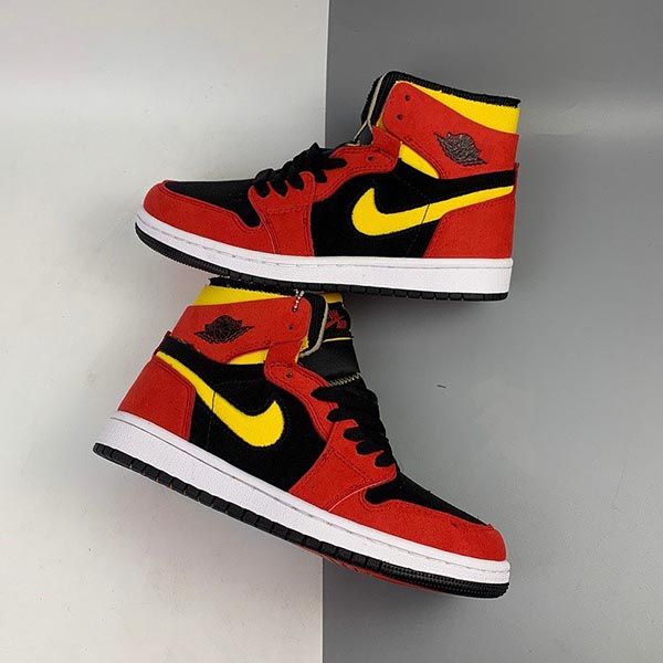 Giày Thể Thao Nike Air Jordan 1 High Zoom CMFT – Black Chile Red Màu Đỏ Size 42 - Giày - Vua Hàng Hiệu