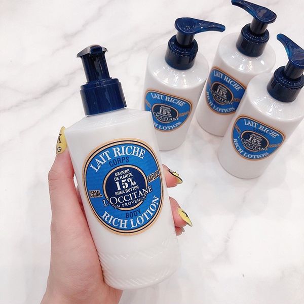 Sữa Dưỡng Thể L'Occitane Shea Butter 15% Body Rich Lotion 250ml - Mỹ phẩm - Vua Hàng Hiệu