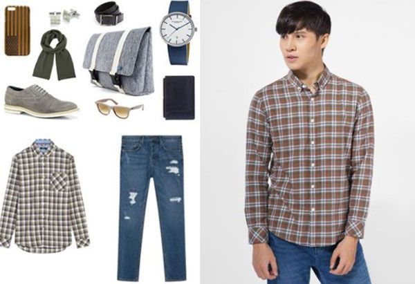 Top 8 cách phối đồ với áo sơ mi kẻ caro nam phong cách và rất thời trang