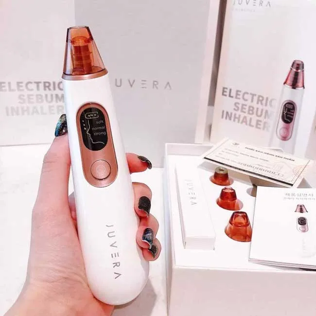 Review máy hút mụn Juvera sạch mụn đầu đen bã nhờn tại nhà - 4