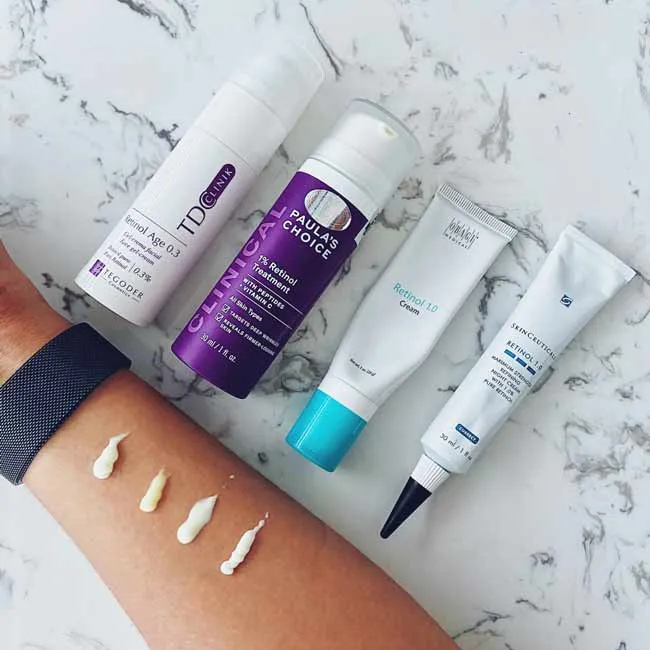 Top 9 Serum Retinol giảm nhăn chống lão hóa hiệu quả