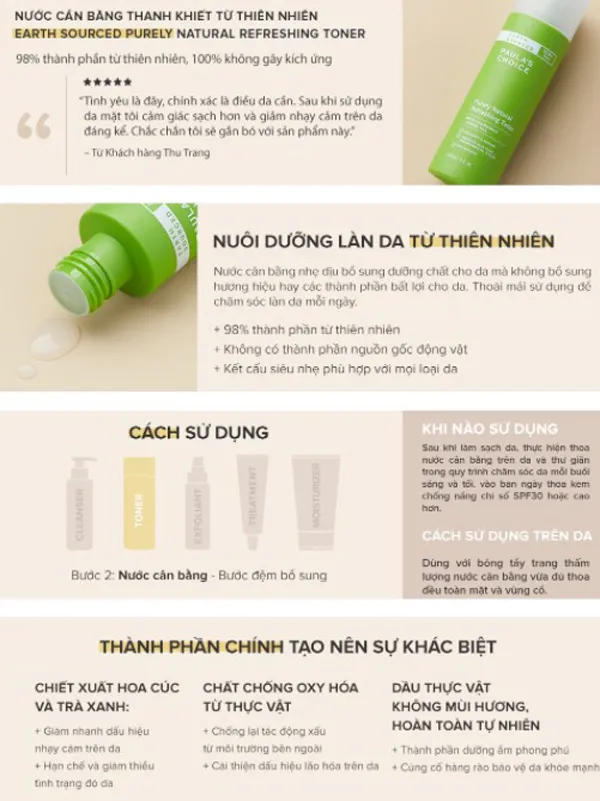 Top 8 toner cho da nhạy cảm dưỡng da khỏe mạnh và căng bóng