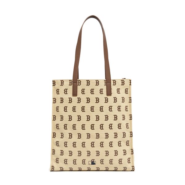 Túi Xách MLB Monogram Boston Red Sox 3AORL011N-43BGS Màu Nâu (Thanh Lý) - Túi xách - Vua Hàng Hiệu