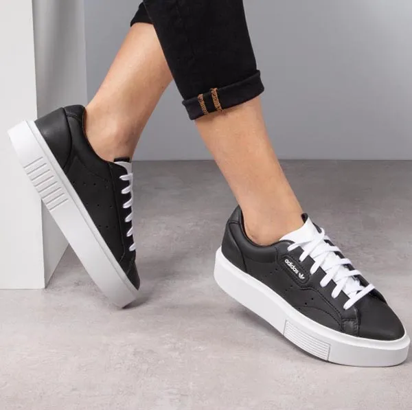 Giày Nữ Adidas Sleek Super Core Black EE4519 Màu Đen - Giày - Vua Hàng Hiệu