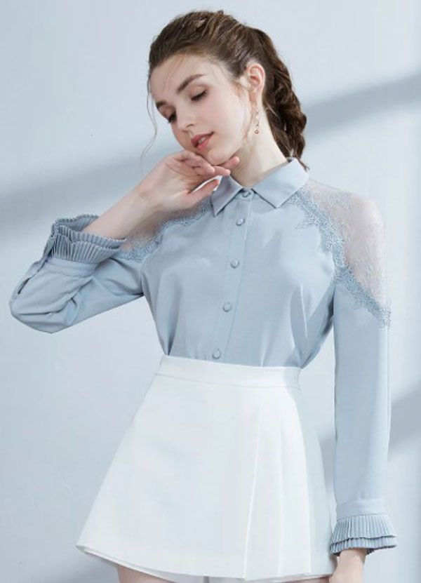 Top 10 áo sơ mi nữ kiểu Hàn Quốc đáng yêu được yêu rất thích