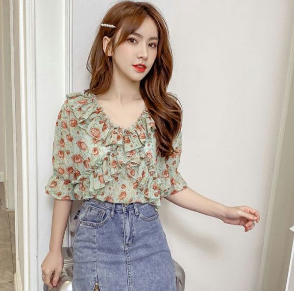 Top 10 áo sơ mi nữ kiểu Hàn Quốc đáng yêu được yêu rất thích