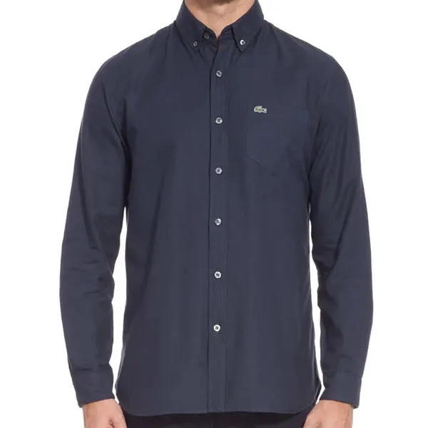 Áo Sơ Mi Dài Tay Lacoste Chemise Bleu Homme Lacoste CH5010 0 166 Màu Xanh Than Size 40 - Thời trang - Vua Hàng Hiệu