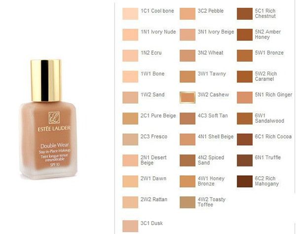 Kem Nền Estée Lauder Double Wear Stay In Place SPF10 Tone 1W1 Bone 30ml - Trang điểm - Vua Hàng Hiệu