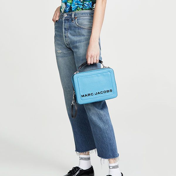 Túi Đeo Chéo Marc Jacobs The Box 23 Màu Xanh Blue Size 23 - Túi xách - Vua Hàng Hiệu