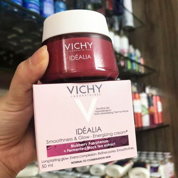 Kem Dưỡng Da Vichy Idealia Day Cream Smoothness & Glow Engergizing Normal/Combination Skin 50ml - Mỹ phẩm - Vua Hàng Hiệu
